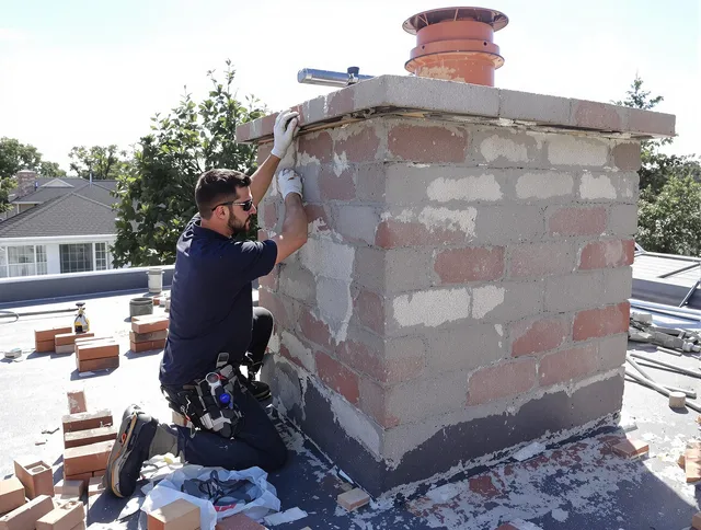 Advanced chimney repair process by Westmont Chimney Sweep in Westmont, CA