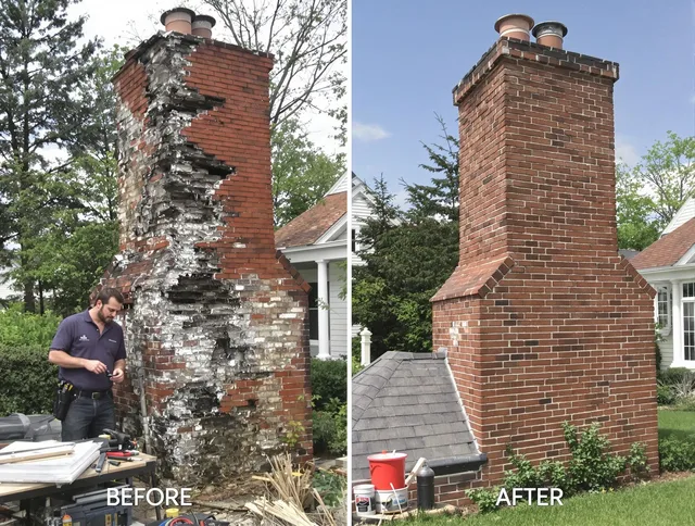 Westmont Chimney Sweep performing a full chimney restoration in Westmont, CA