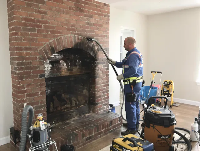 Westmont Chimney Sweep expert performing detailed chimney sweep in Westmont, CA