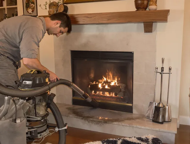 Routine fireplace upkeep by Westmont Chimney Sweep in Westmont, CA