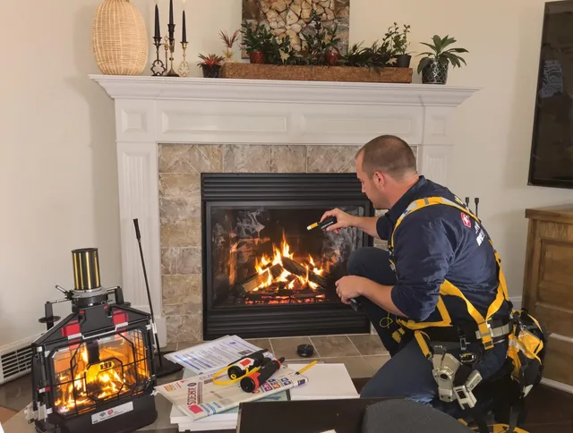 Safety-focused fireplace inspection by Westmont Chimney Sweep in Westmont, CA