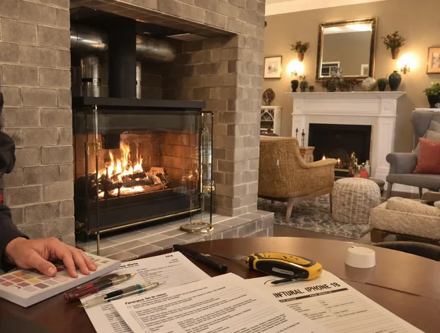 Westmont Chimney Sweep verifying fireplace safety measures in Westmont, CA